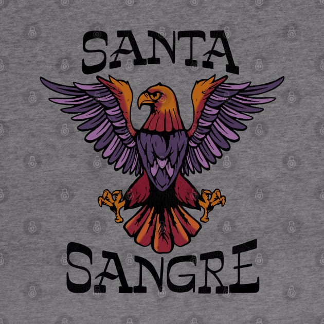 Santa Sangre Fenix Chest Tattoo by darklordpug
